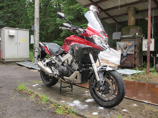 VFR800X 洗車