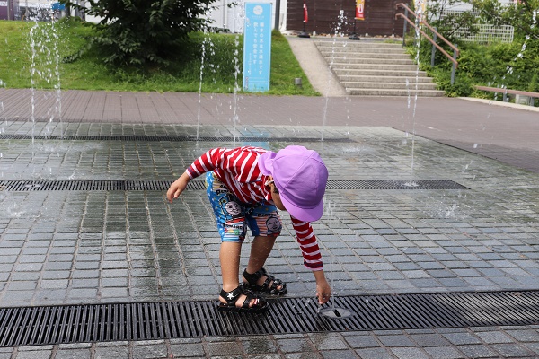 またお水遊び