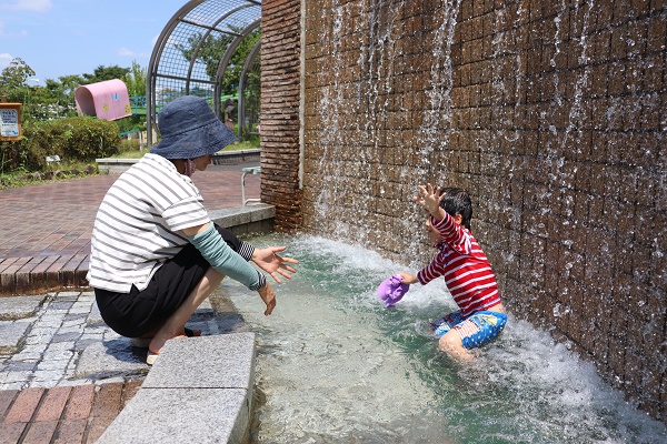 またお水遊びに