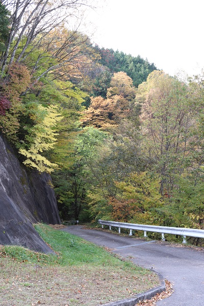 飯田方面を望む新井展望公園