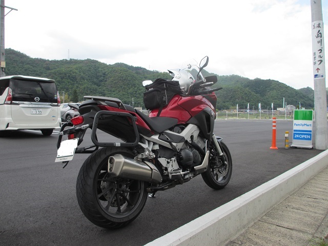 VFR800X 充電走行