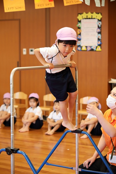 子ども園の運動参観日