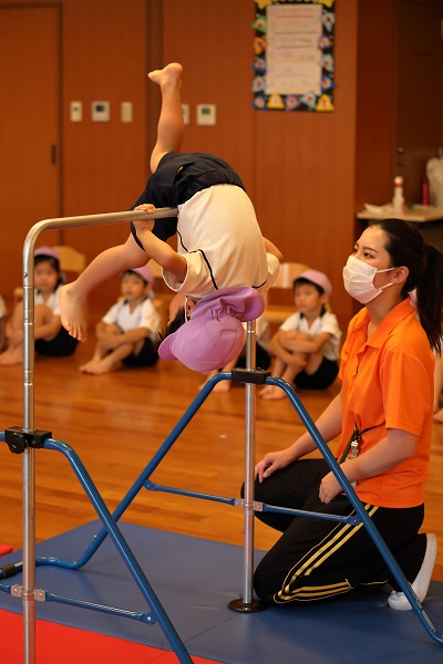 子ども園の運動参観日