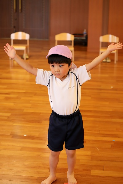 子ども園の運動参観日